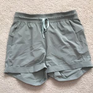 Lululemon Green Athletic Shorts
